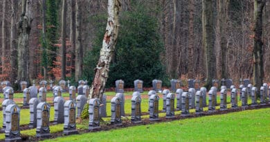 Belgische militaire begraafplaats en Vrijbos (Houthulst, België)